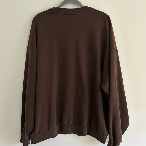Alo Yoga Accolade Crew Neck Pullover Brownstone Size XL Sweatshirt Unisex - Picture 5 of 6